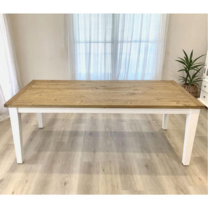 Leura Belle Large Rustic 210cm x 150cm Indoor Timber Dining Table