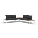 Nova Package B - Outdoor White Aluminium Modular Corner Lounge