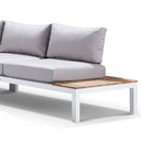 Nova Package A in White - Outdoor Aluminium Modular Corner Lounge