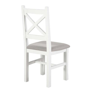 Ashton Indoor Timber Wooden Dining Chair with Padded Seat