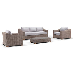 Retreat 3+1+1 Seater Lounge Setting with Coco Coffee Table