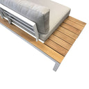 Nova Package A in White - Outdoor Aluminium Modular Corner Lounge