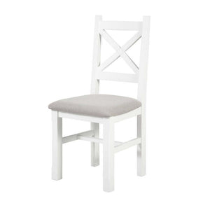 Ashton Indoor Timber Wooden Dining Chair with Padded Seat