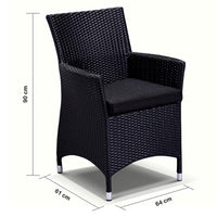 Roman Chair - Wicker Outdoor Dining