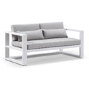Santorini 2 Seater Outdoor Aluminium Lounge