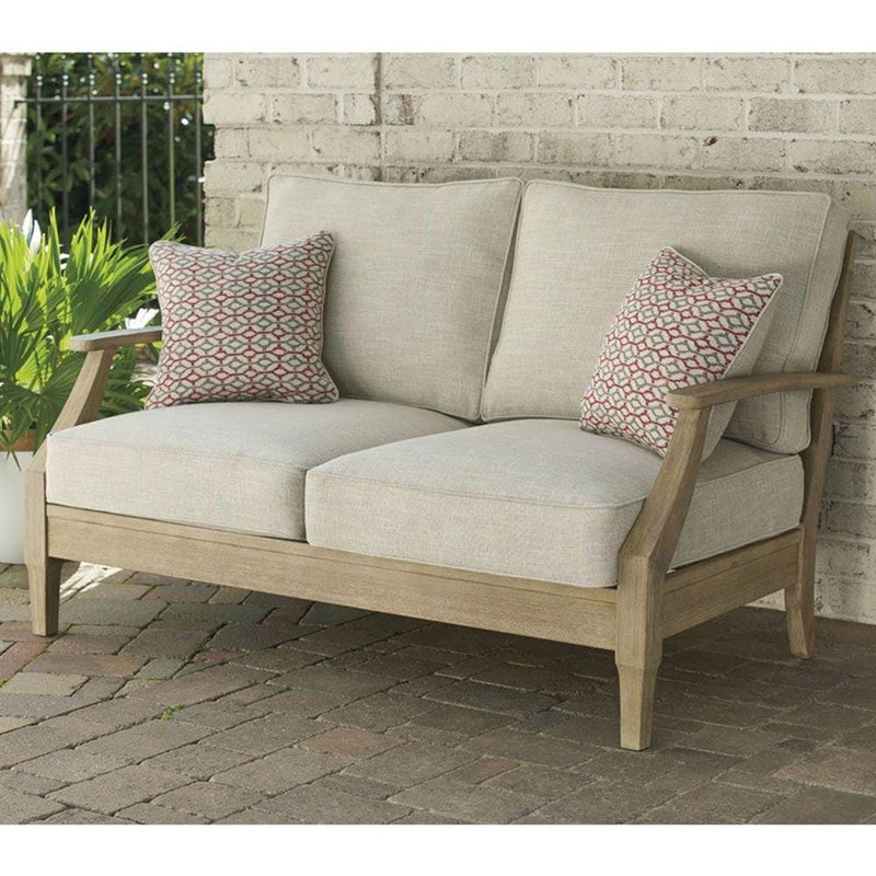 Dakota Outdoor Timber 2 Seater Lounge Sofa