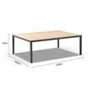 Tuscany 10 Seater Teak and Aluminium Dining Table