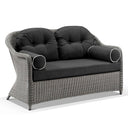 Plantation Outdoor Wicker 3+2+1 Seater Lounge Set with Coffee Table