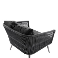 Herman Outdoor 1 Seater Rope & Aluminium Lounge