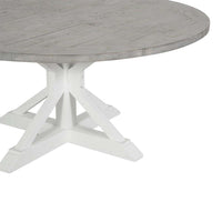 New Haven Indoor 2m Round Timber Table with 10 Dining Chairs