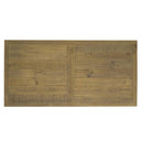 Leura Belle Coffee Table in Brushed White with Natural Timber Top