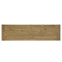 Leura Belle Buffet Sideboard in Brushed White with Natural Timber Top