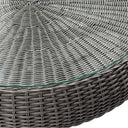 Plantation Outdoor Wicker 3+1+1 Lounge Set with Coffee Table