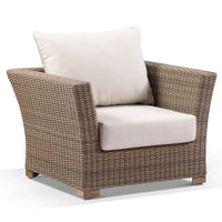 Coco 1 Seater - Outdoor Wicker Arm Chair Rattan
