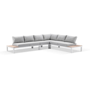 Nova Outdoor Aluminium Lounge and Dining Setting with Single Modular