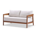 Bronte 3+2+1+1 Outdoor Teak Look Aluminium Lounge with Sunbrella Setting with Coffee Table