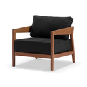 Bronte 3+2+1+1 Outdoor Teak Look Aluminium Lounge Setting with Coffee Table