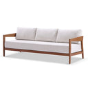 Bronte 3+2+1+1 Outdoor Teak Look Aluminium Lounge with Sunbrella Setting with Coffee Table