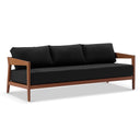 Bronte 3 Seater Outdoor Teak Look Aluminium Lounge