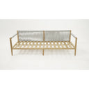 Allora 2.5 Seater Timber and Rope Lounge