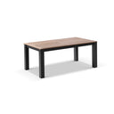Balmoral 1.8m Teak Top Aluminium Table with 2 Bench Seats