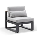 Balmoral Single Modular Outdoor Aluminium and Teak Lounge