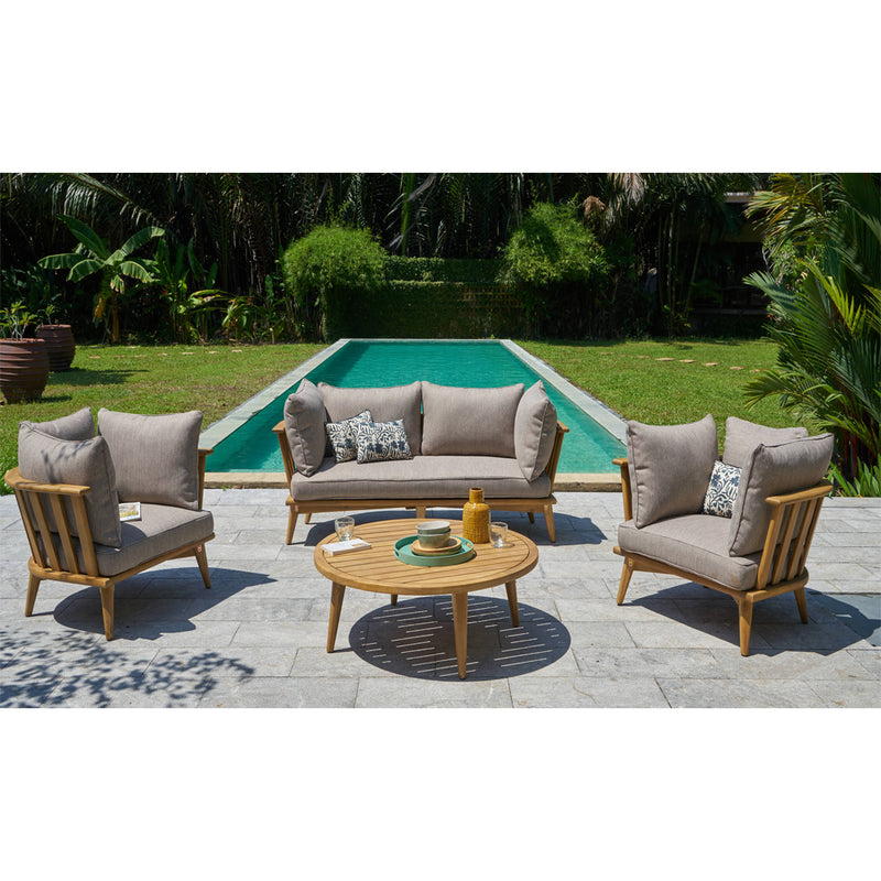 Fairlight Outdoor Lounge 2+1+1 Set with Coffee Table