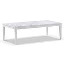 Bronte 3+2+1 Outdoor White Aluminium with Sunbrella Lounge Setting with Coffee Table