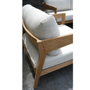 Caledonia 2+1+1 Outdoor Teak Timber Lounge Setting with Coffee Table