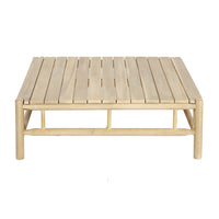 Ourimbah Outdoor Timber Corner Lounge Set with Coffee Table