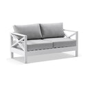 Kansas 2 seater Outdoor Aluminium Lounge