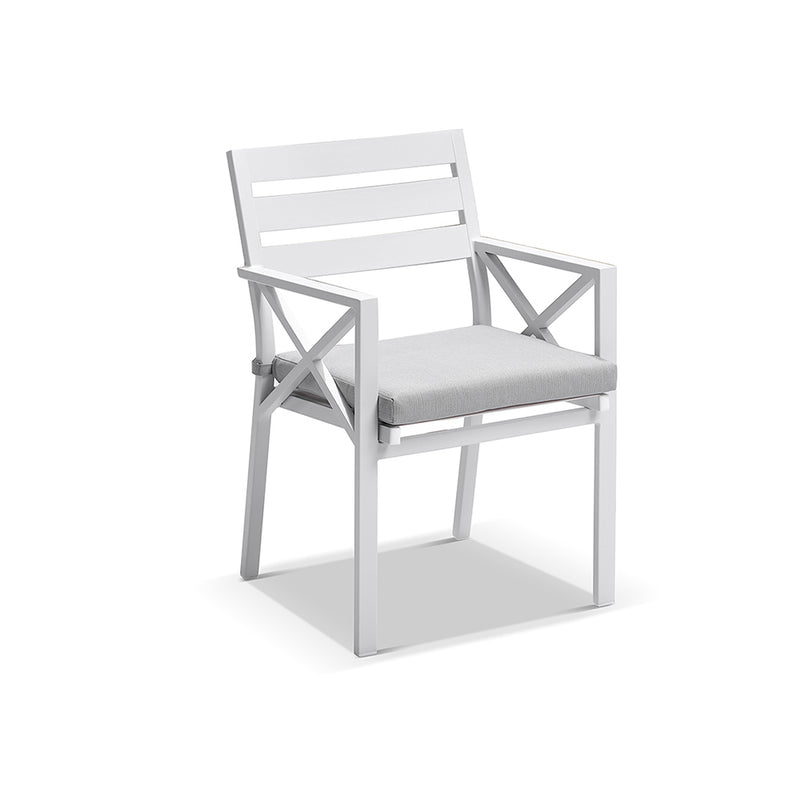 Kansas Outdoor Aluminium Dining Arm Chair