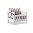 Kansas 3+1+1 seater Outdoor Aluminium Lounge Set with Coffee Table in Sunbrella