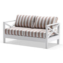 Kansas 3+2+1 seater Outdoor Aluminium Lounge Set with Coffee Table in Sunbrella