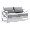 Kansas 3+2+1 seater Outdoor Aluminium Lounge Set with Coffee Table