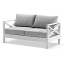 Kansas 2 seater Outdoor Aluminium Lounge