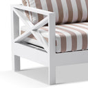 Kansas 3 seater Outdoor Aluminium Lounge in Sunbrella