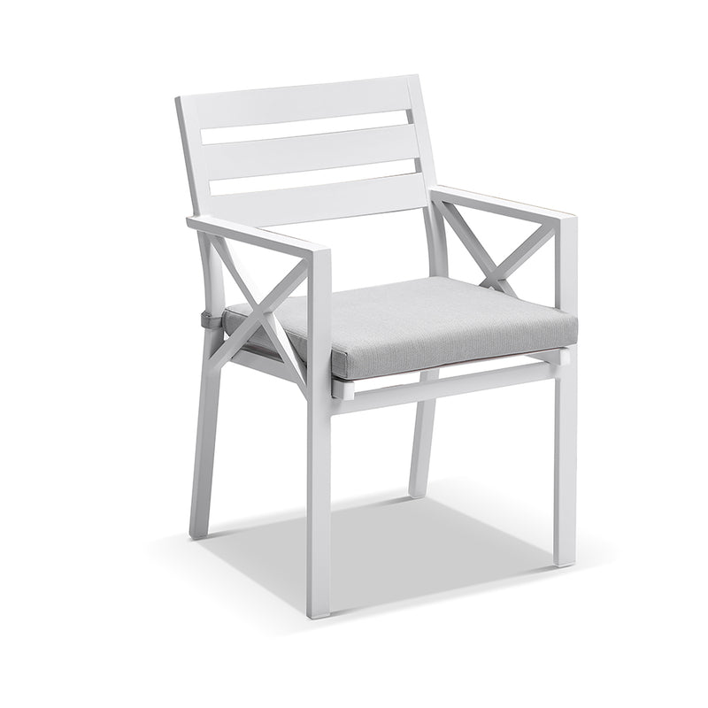 Kansas Outdoor Aluminium Dining Arm Chair