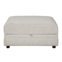 Mia Indoor Fabric Storage Ottoman