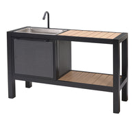 Portsea Outdoor Portable Kitchen Island Bench With Sink