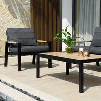 Coogee Outdoor 3+1+1 Lounge Setting with Coffee Table