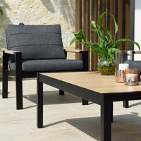 Coogee Outdoor 3+1+1 Lounge Setting with Coffee Table