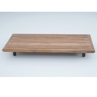 Mitch Outdoor Teak Timber Side Table