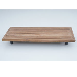 Mitch Outdoor Teak Timber Side Table
