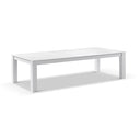 Santorini 2.5 Outdoor Rectangle Aluminium Dining Table with 8 Malawi Chairs