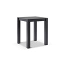 Hugo Outdoor Ceramic Square Aluminium Bar Table with 4 x Hugo Rope Bar Stools