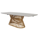 Waverley 2.6m Outdoor Concrete Look Dining Table