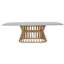 Waverley 2.6m Outdoor Concrete Look Dining Table