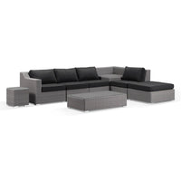 Milano Outdoor Chaise Lounge with built in Corner Table - Package K