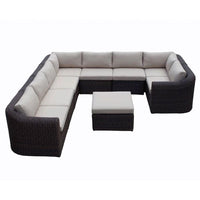 Subiaco Grand - Modular 9pc Outdoor Patio Lounge